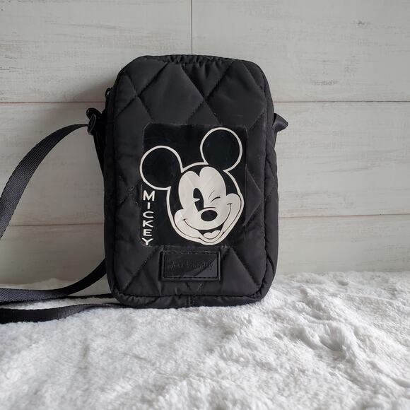 Vera Bradley Cellphone Crossbody Bag Black Read Description - Picture 1 of 6